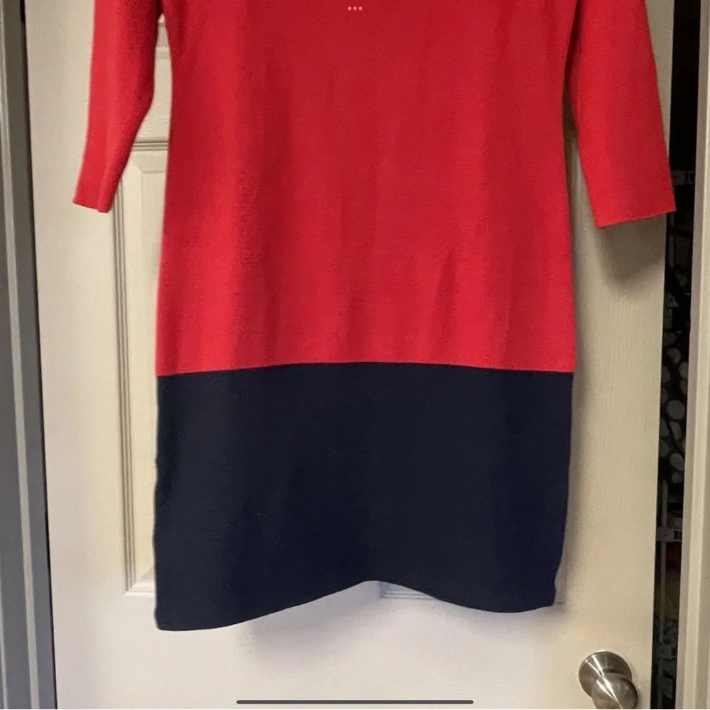 Banana Republic Red and Black Sweater Dress - Picture 8 of 9